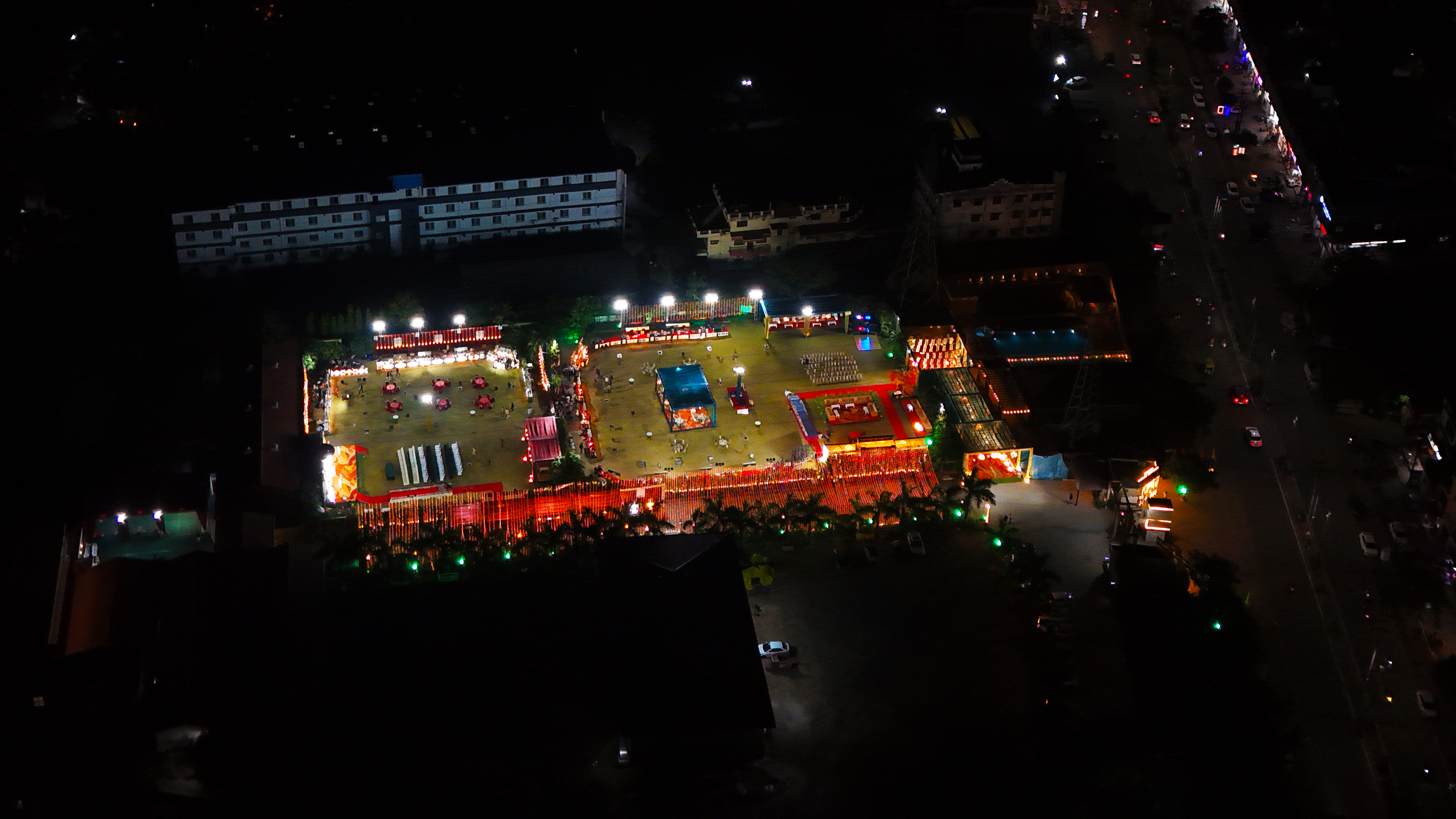 Hotel Yashoda Privilege - drone aerial setup, Bhopal